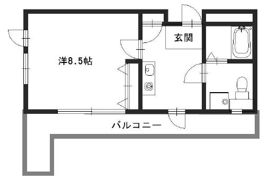 南駅前マンションの間取り画像