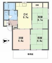 ディアス鵤Aの間取り画像