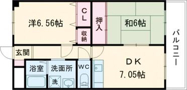 グレース平野の間取り画像
