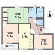 リバーサイドⅡの間取り画像