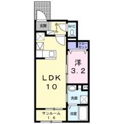 ルフレ 信の間取り画像