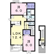 キュート レジデンス Aの間取り画像