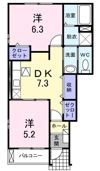 ヴァン フルールの間取り画像
