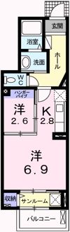 ジュピターⅡの間取り画像