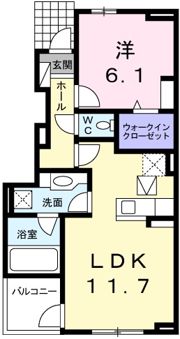 ラ・ポールの間取り画像