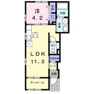 ラフィーナBの間取り画像