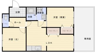 マンション堂本の間取り画像