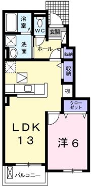マリッチ赤穂Aの間取り画像