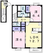 グランドゥールBの間取り画像