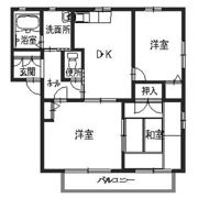 グランシード中島の間取り画像
