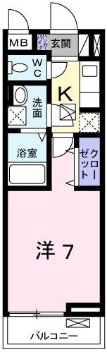 フィールド ミドル・ライペンⅡの間取り画像