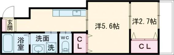 コティ網干の間取り画像
