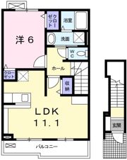 ヴィラ グリチーネⅠの間取り画像