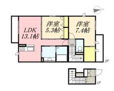 シャルールの間取り画像