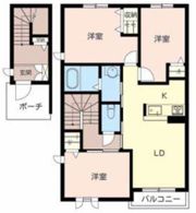 ヴィラーチェ尾上の間取り画像
