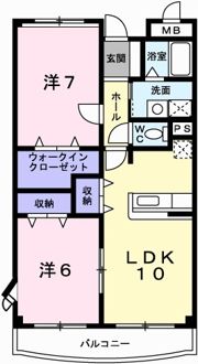 フラッツ・アイⅡの間取り画像