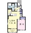 オーバーフォレストⅠの間取り画像