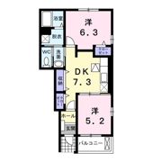 モルティⅧの間取り画像