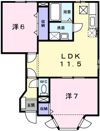 NKヒルズ1の間取り画像