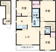 パルテール・加古川 Aの間取り画像