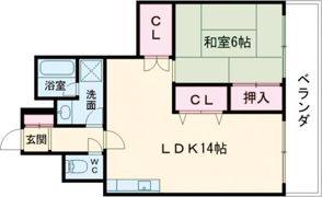 パンドール加古川の間取り画像