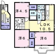 パークサイドⅠの間取り画像