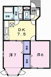パークサイドⅡの間取り画像