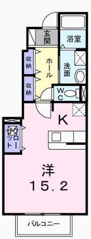 カーサ エレガンテ Ⅰの間取り画像