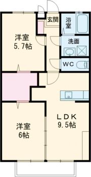 サンガーデンBの間取り画像