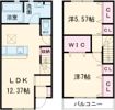 シャルレックスA棟の間取り画像