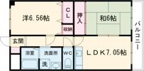 グレース平野の間取り画像