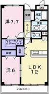 ラフォーレ広畑の間取り画像