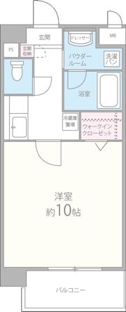 ベルメゾン・エグレットの間取り画像