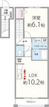 コゥジィーコートの間取り画像