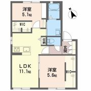 フォーレス御立東の間取り画像