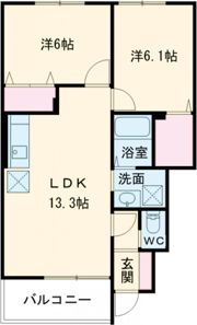 シャルマンハウスの間取り画像