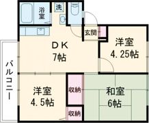 メゾンドOPALの間取り画像