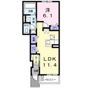 エスペランサ中仁野Ⅳの間取り画像