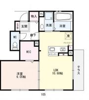 SumikaB棟の間取り画像