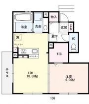 SumikaB棟の間取り画像
