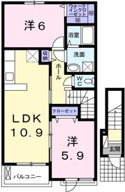 エリーゼの間取り画像