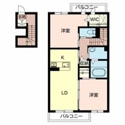 メゾンカンヌの間取り画像