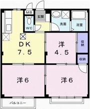 エルディム正木の間取り画像