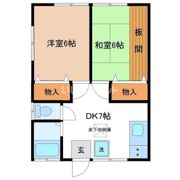 立花ハイツの間取り画像