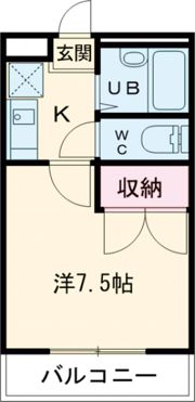 アムールMI中地の間取り画像