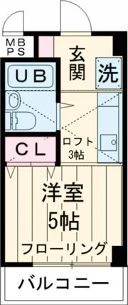 メゾン春Ⅲ番館の間取り画像