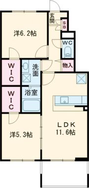 チェリーカーサ 1番館の間取り画像