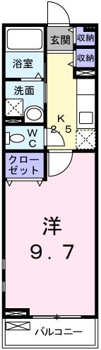 ビューハイツ北条の間取り画像