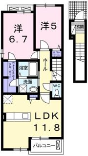 コスモアクレオの間取り画像