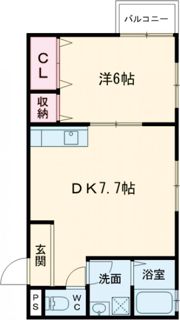 トラスティ本町の間取り画像